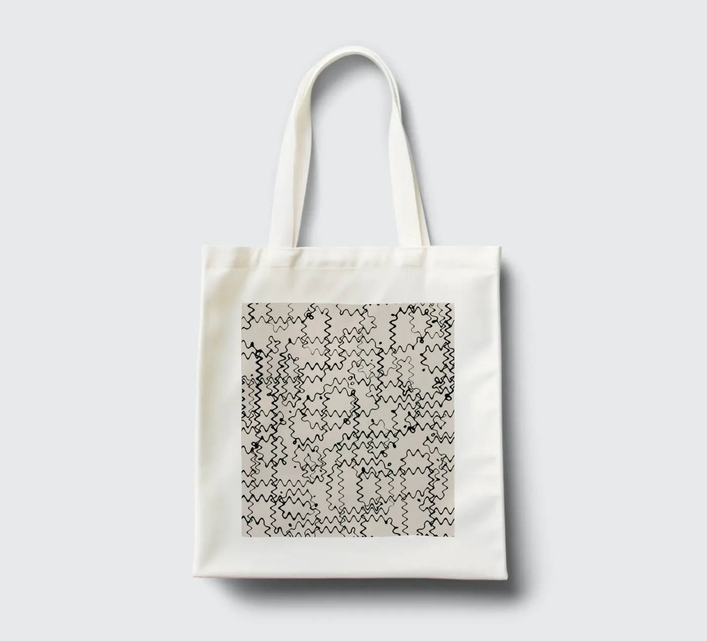 Wave Pattern Jutebeutel von treechild