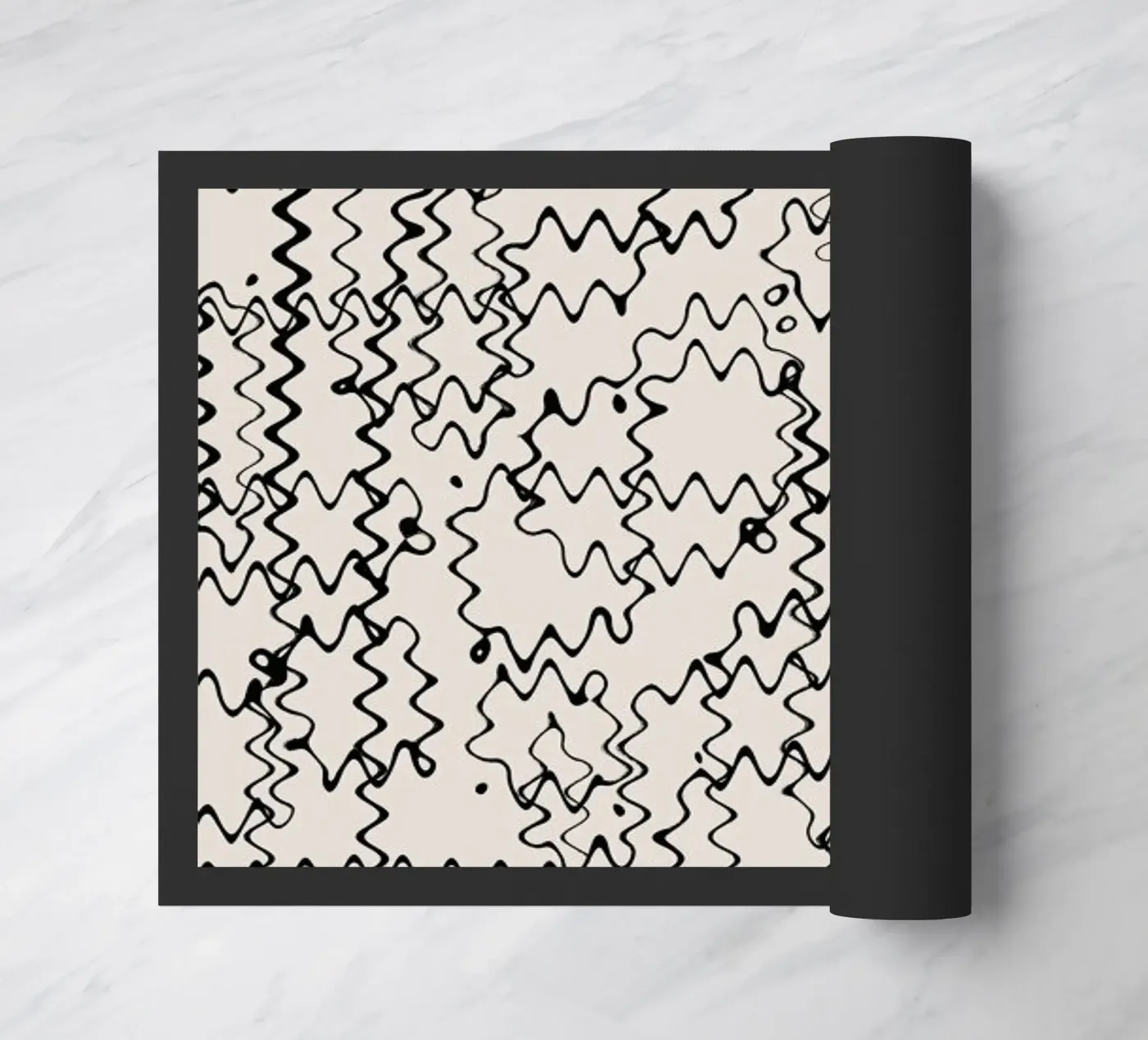 Wave Pattern Fußmatte von treechild