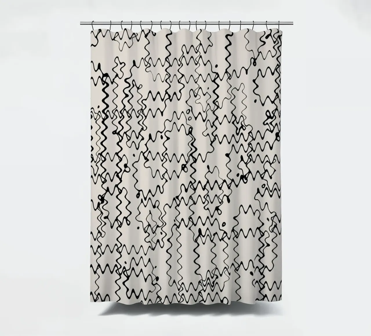 Wave Pattern douchegordijn van treechild