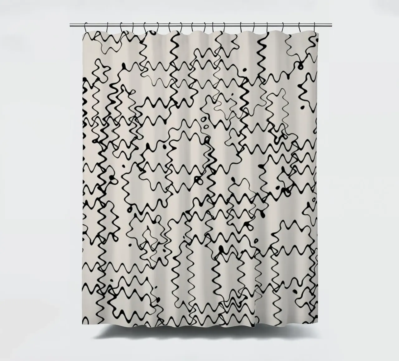 Wave Pattern douchegordijn van treechild