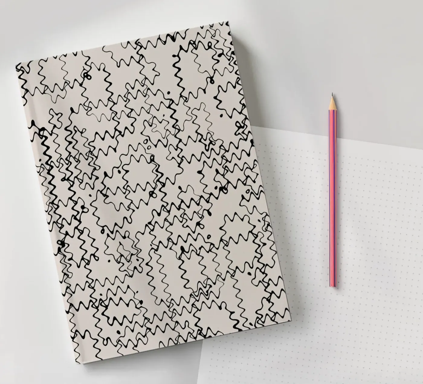 Wave Pattern carnet de treechild