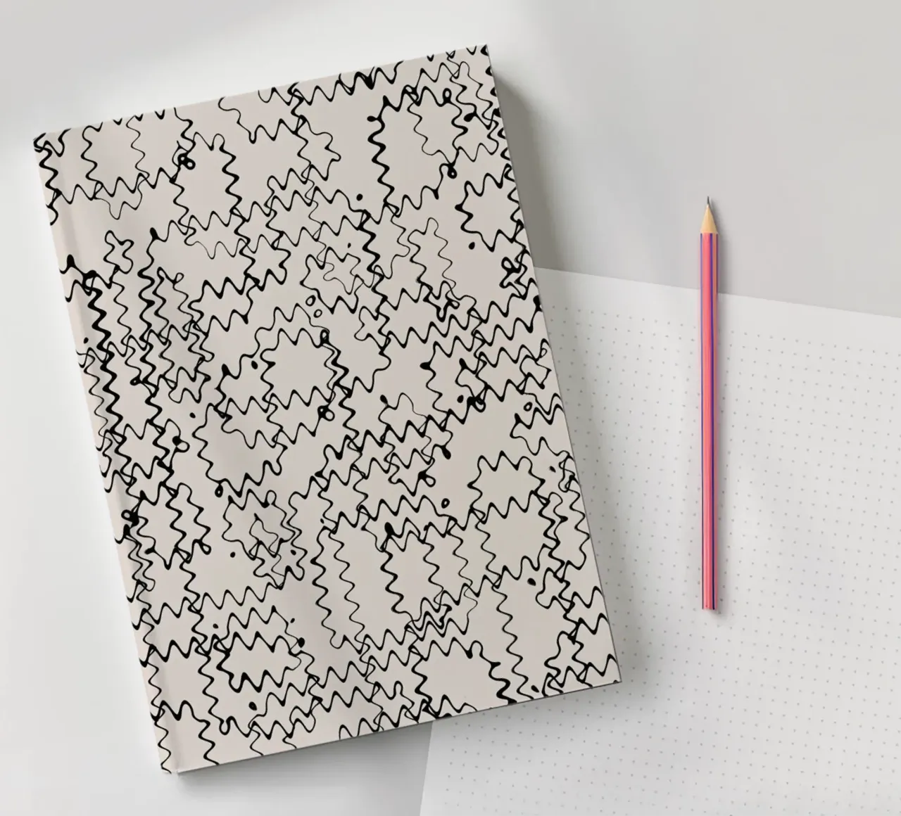 Wave Pattern notitieboek van treechild