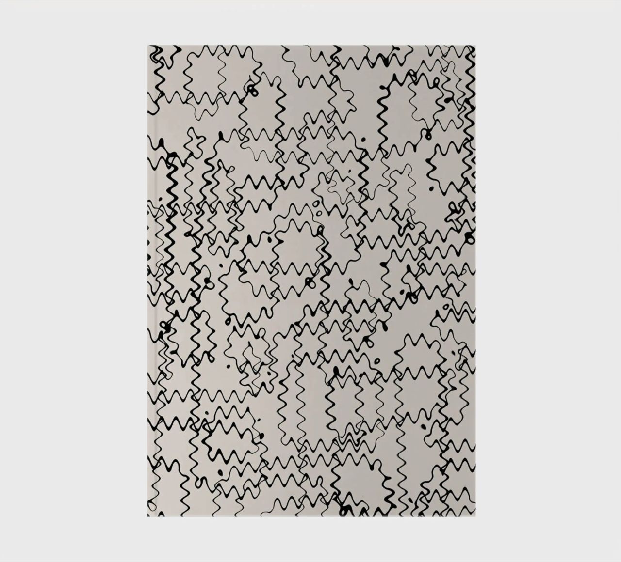 Wave Pattern notebook by treechild