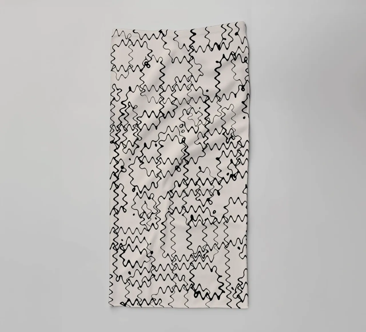 Wave Pattern towel by treechild