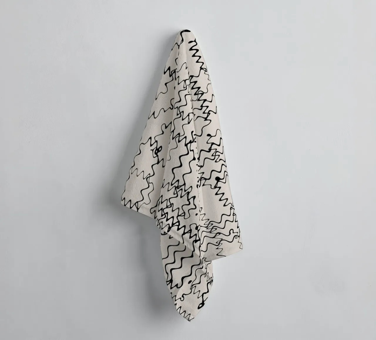 Wave Pattern towel by treechild