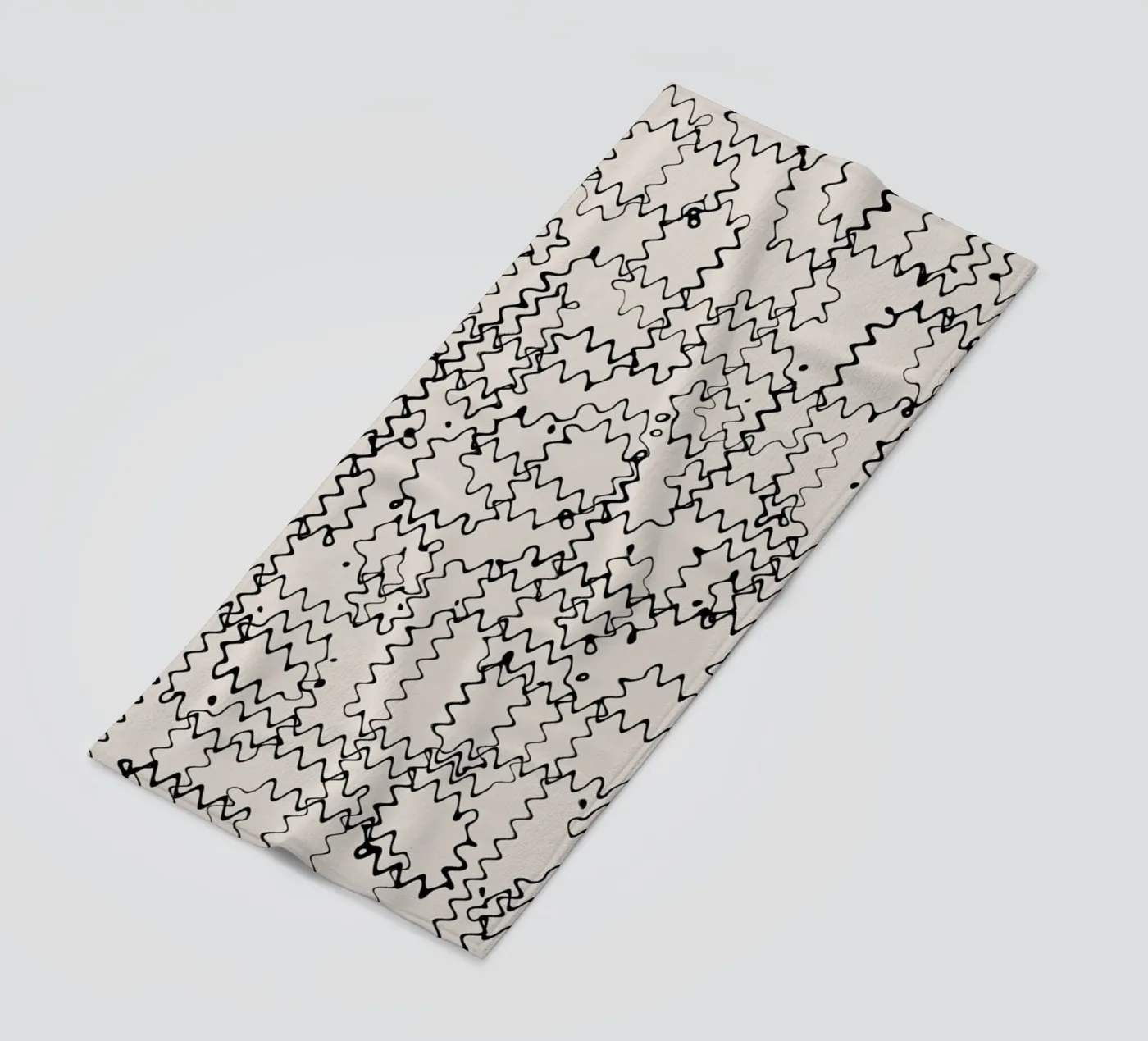 Wave Pattern Strandtuch von treechild