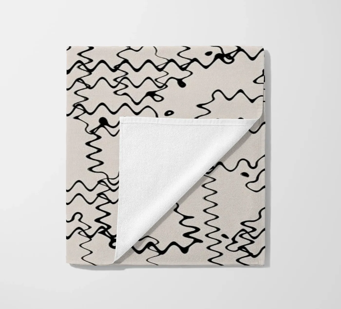 Wave Pattern Strandtuch von treechild
