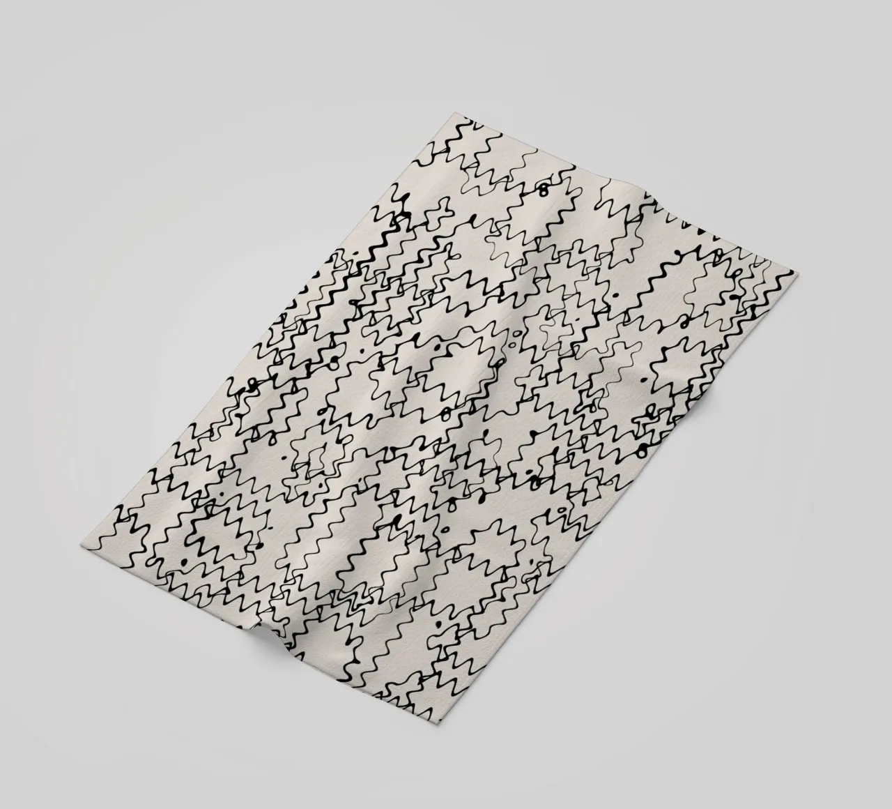 Wave Pattern Strandtuch von treechild
