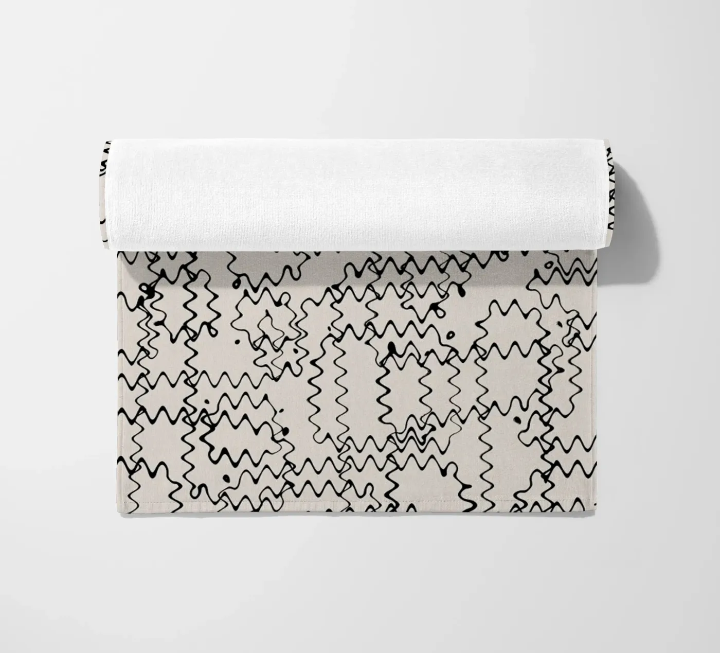 Wave Pattern Strandtuch von treechild