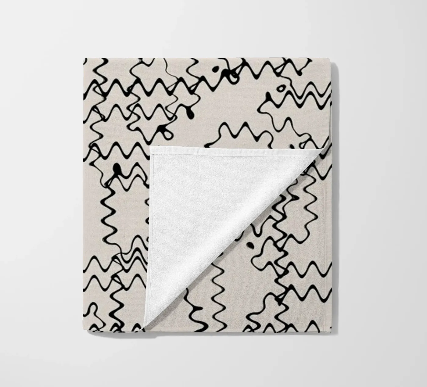 Wave Pattern Strandtuch von treechild