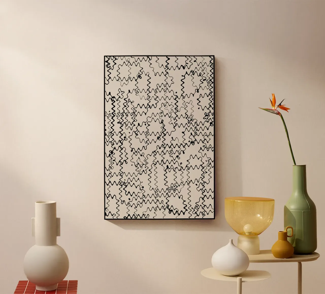Wave Pattern Acryl-Glas von treechild