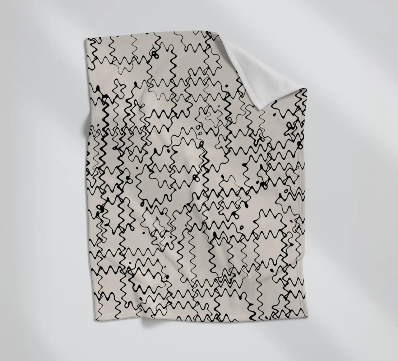 Wave Pattern coperta in pile da treechild