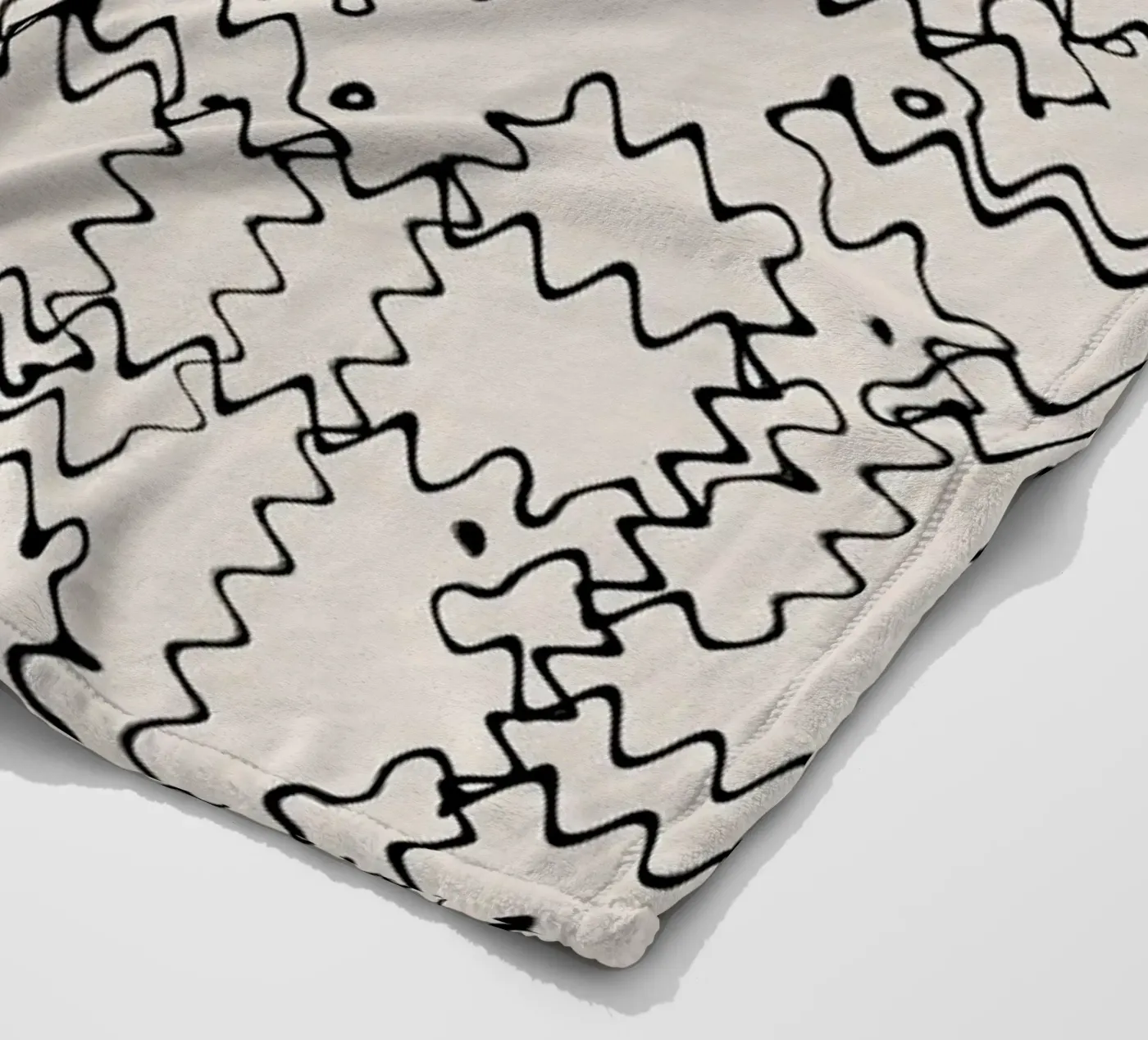 Wave Pattern Fleecedecke von treechild