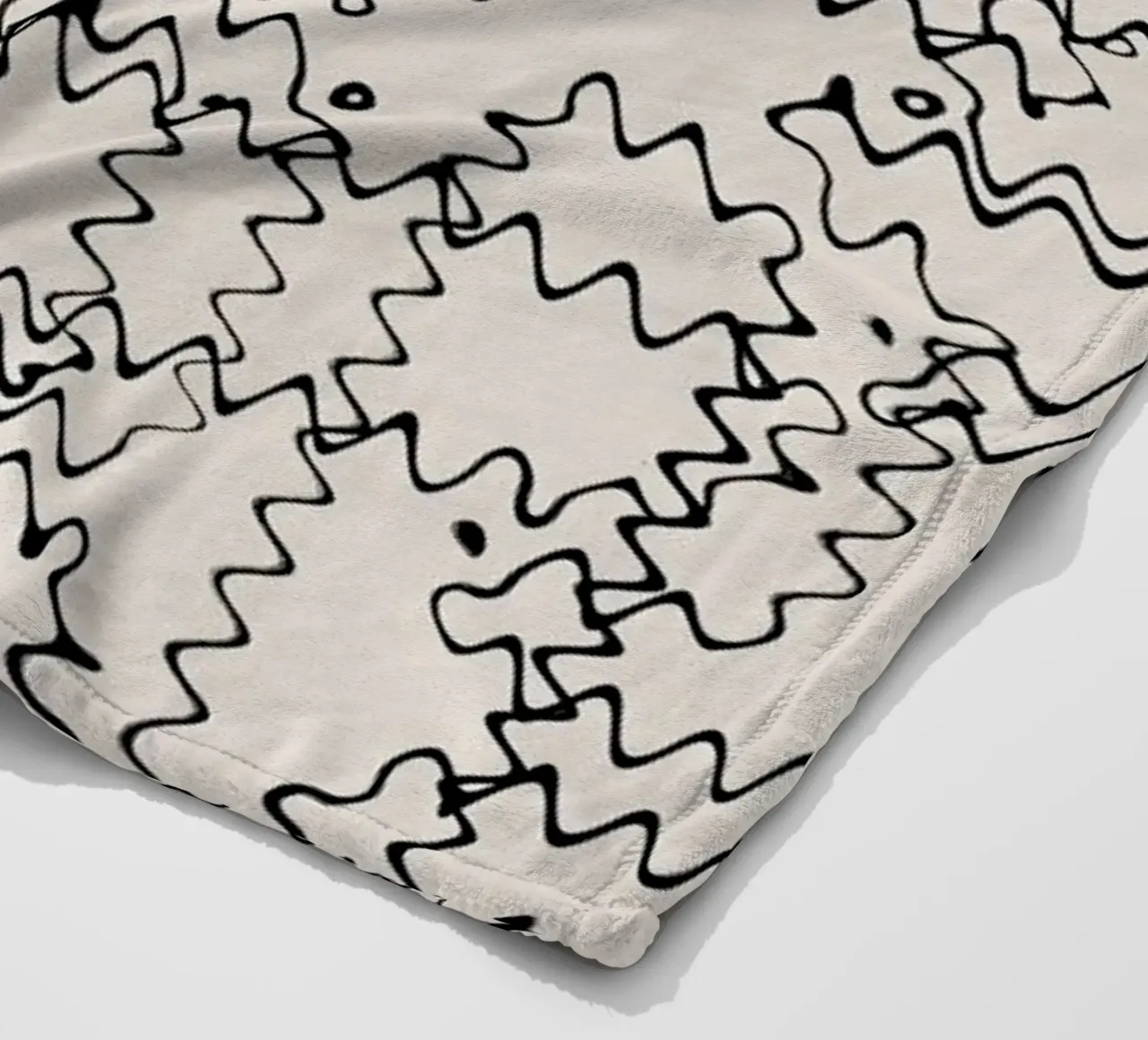 Wave Pattern coperta in pile da treechild