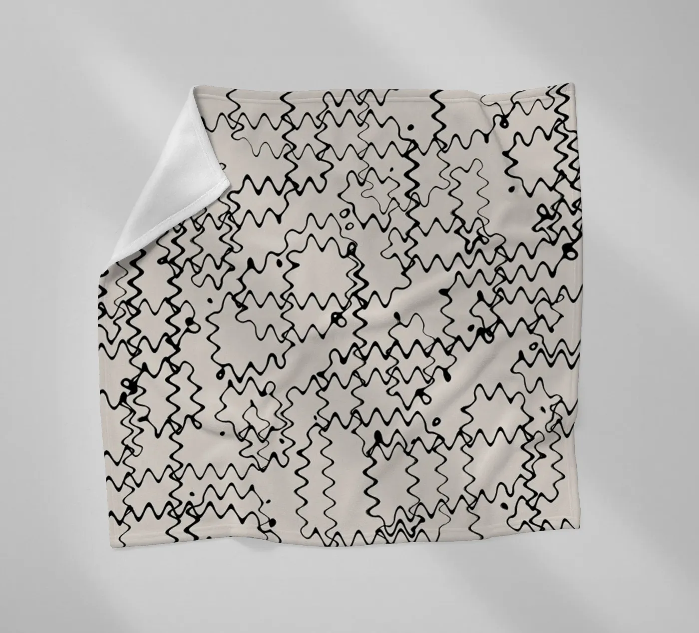 Wave Pattern Fleecedecke von treechild
