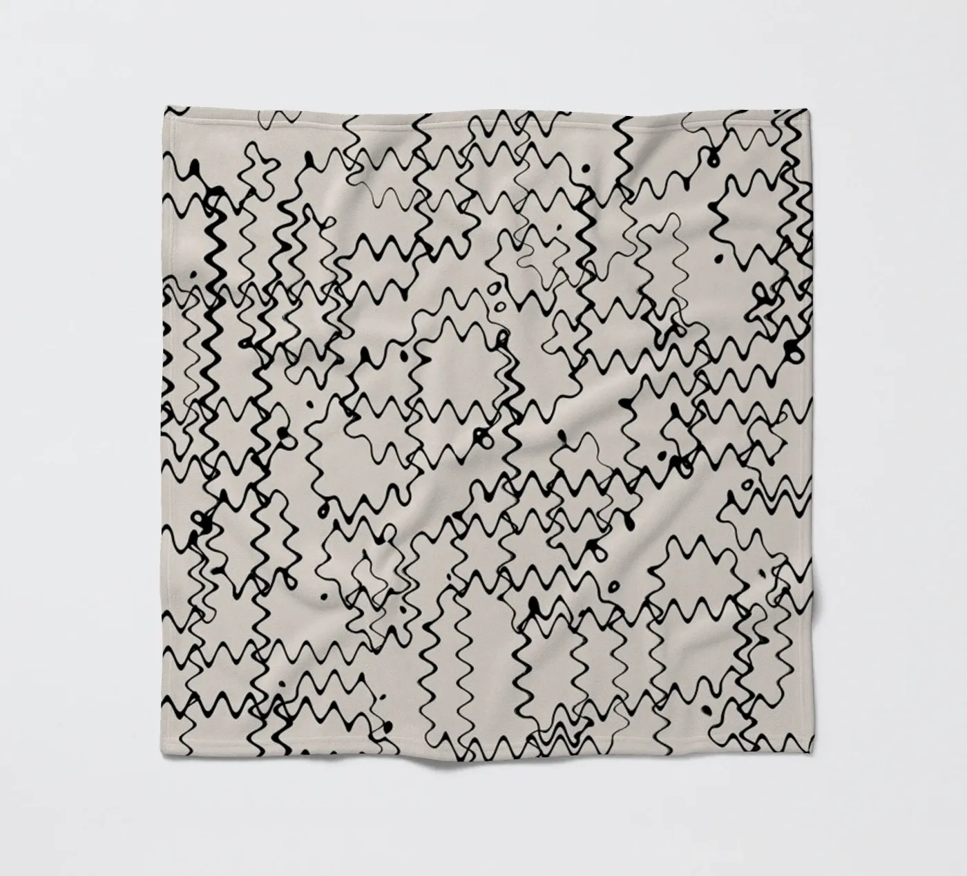 Wave Pattern Fleecedecke von treechild