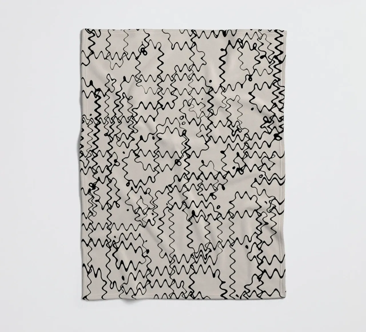 Wave Pattern coperta in pile da treechild