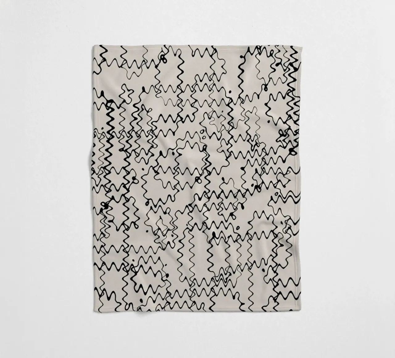 Wave Pattern fleece blanket by treechild