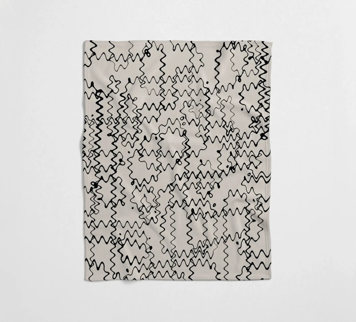 Wave Pattern Fleecedecke von treechild