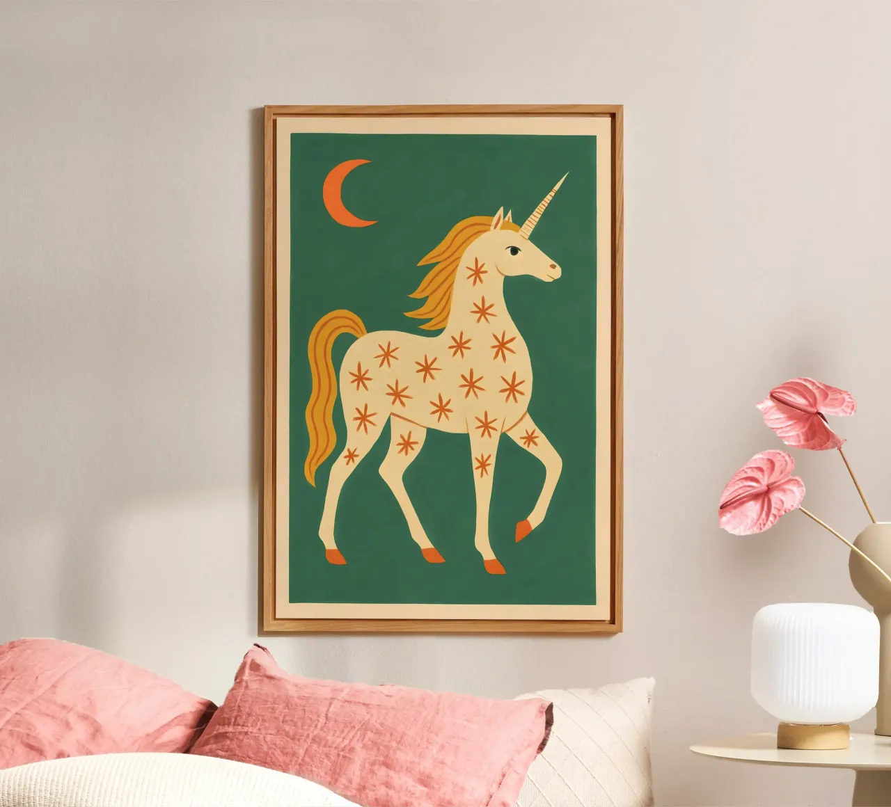 Moondance Unicorn alluminio dibond da Art.Piece