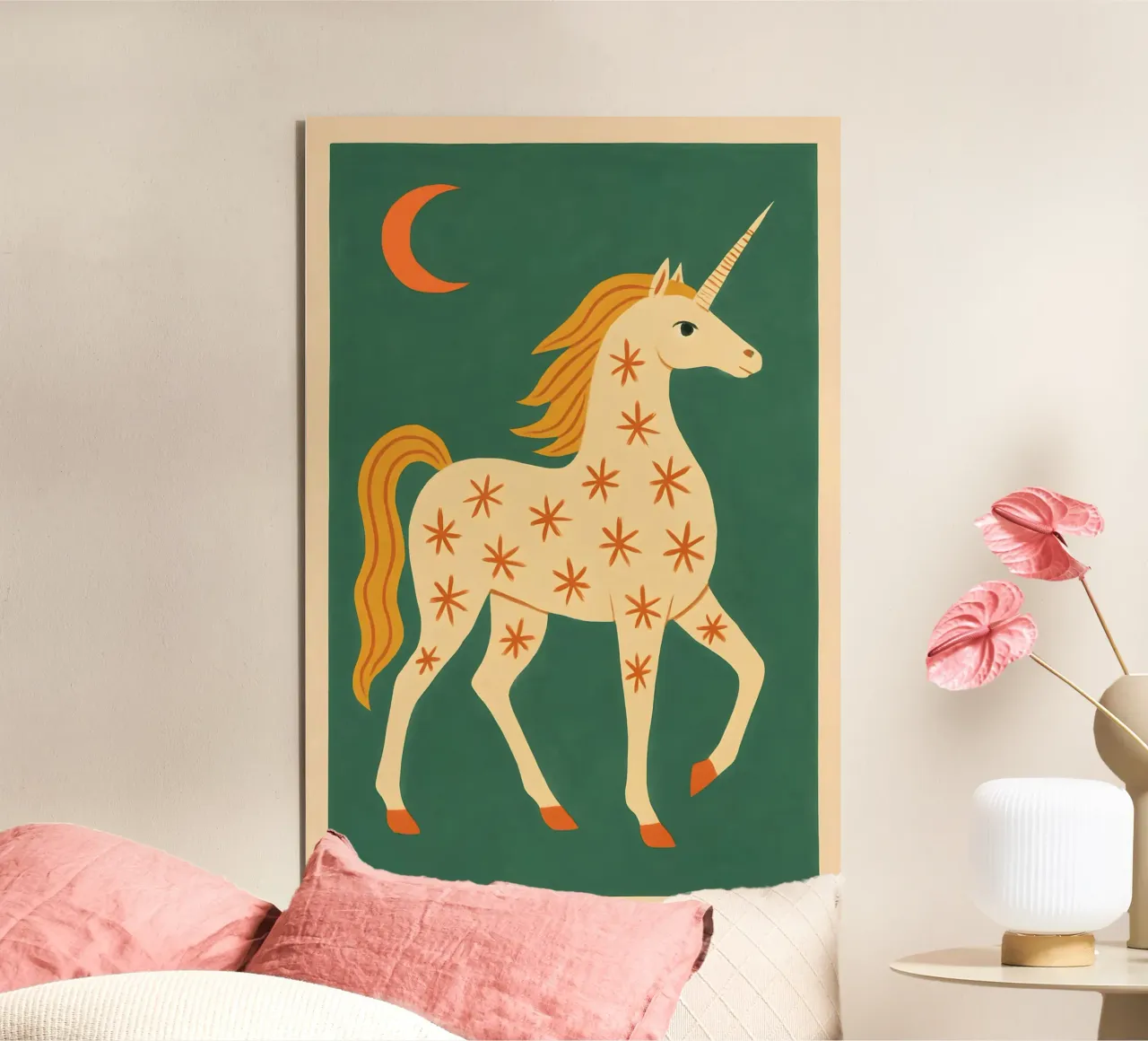 Moondance Unicorn alluminio dibond da Art.Piece