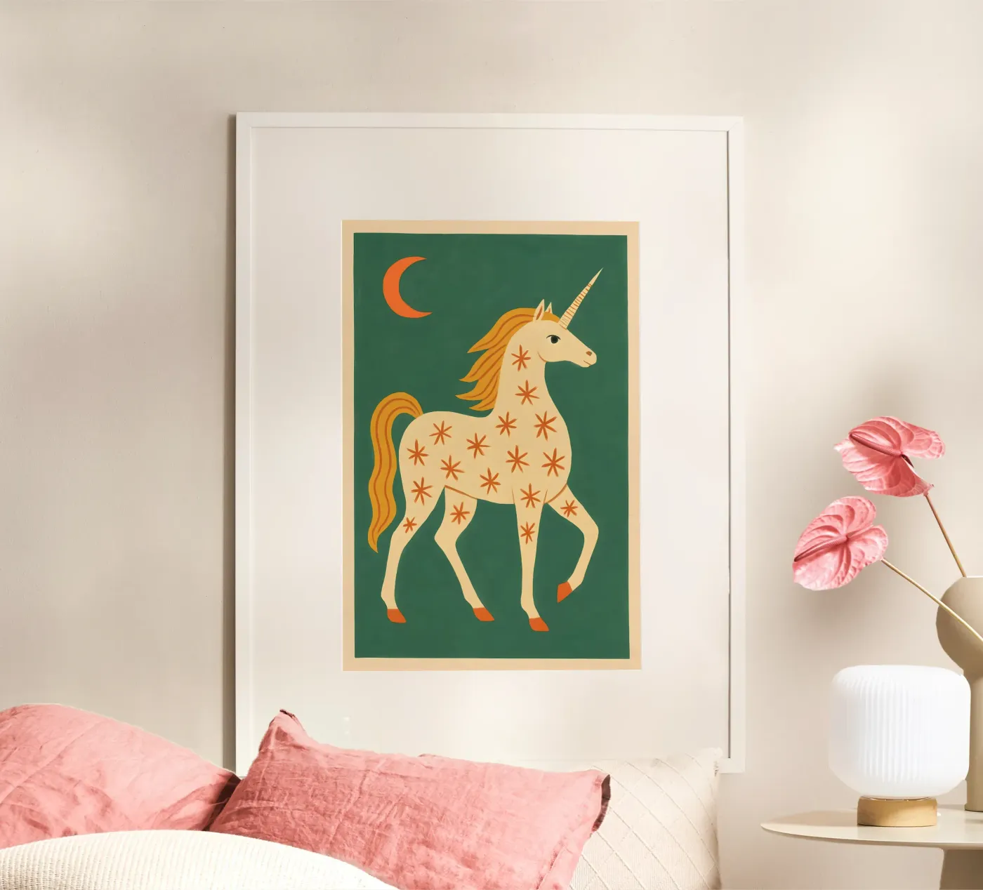 Moondance Unicorn poster da Art.Piece