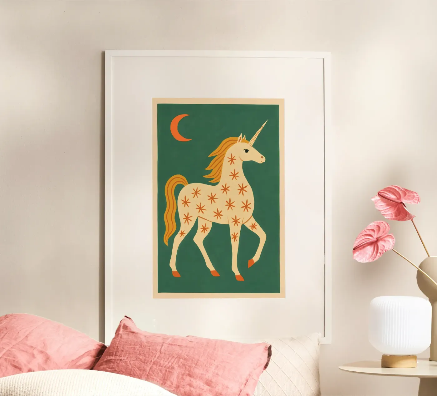 Moondance Unicorn poster da Art.Piece
