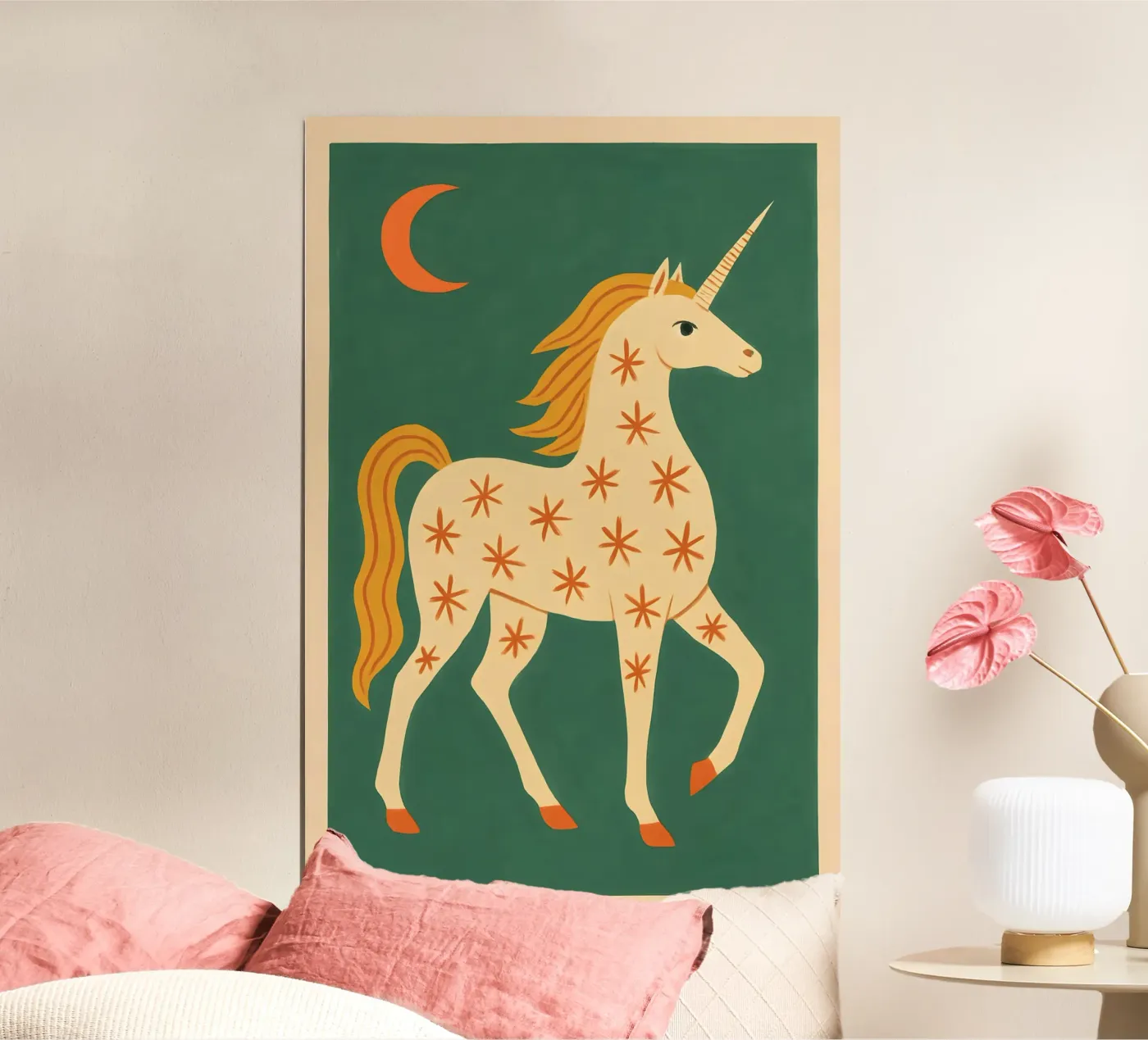 Moondance Unicorn poster da Art.Piece