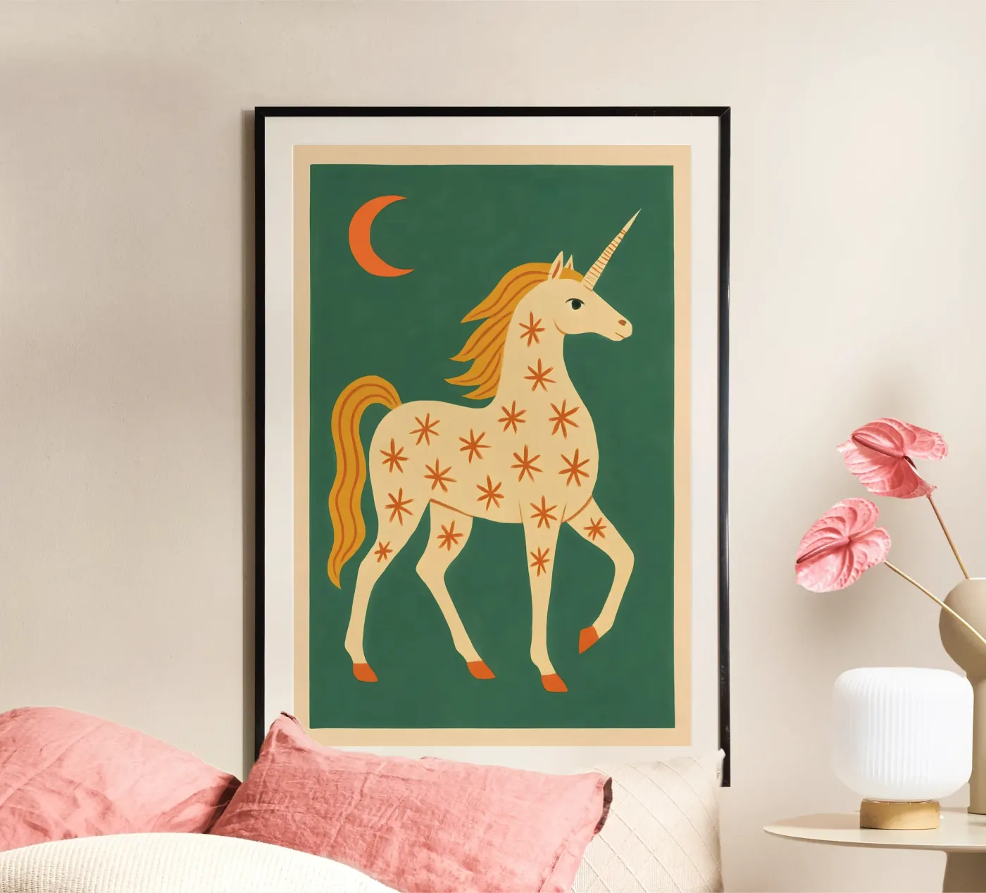 Moondance Unicorn poster da Art.Piece