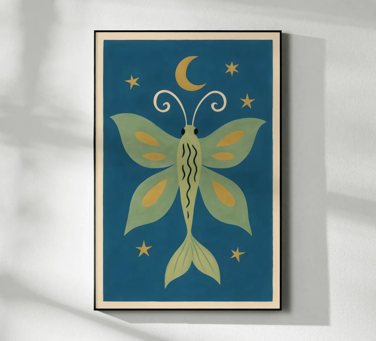 Celestial Sea Moth plexiglass da Art.Piece