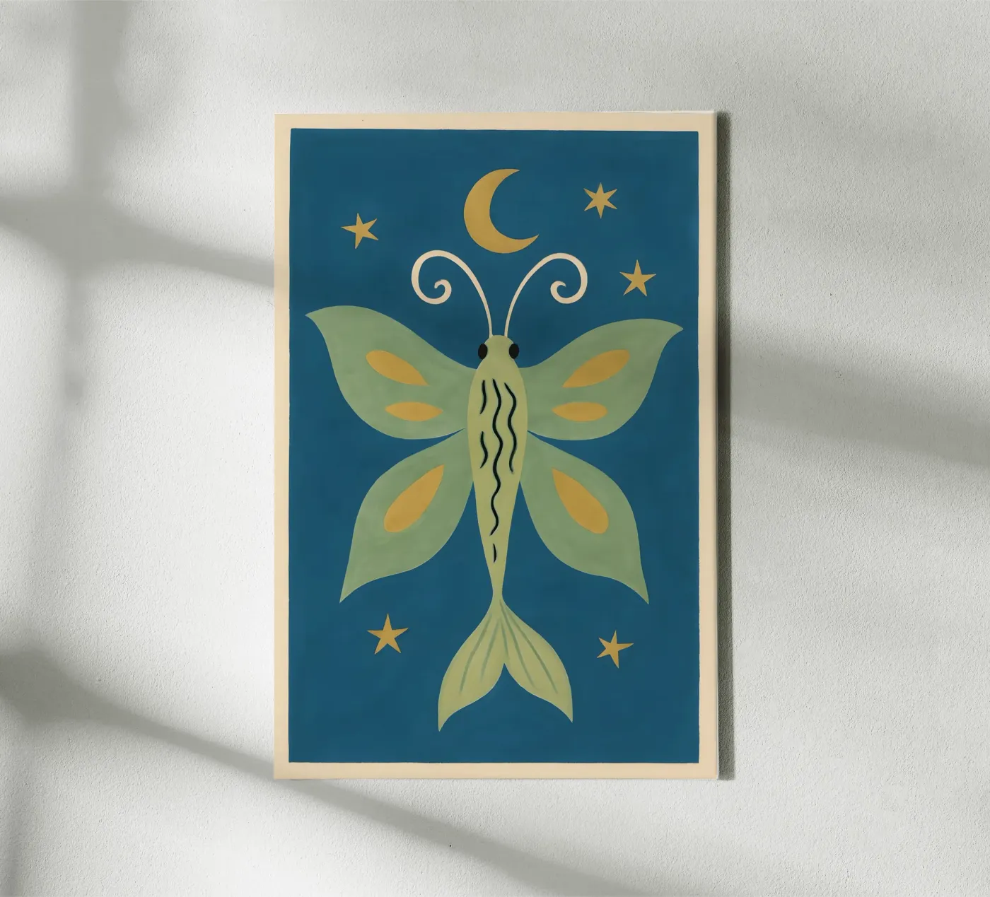 Celestial Sea Moth tela da Art.Piece