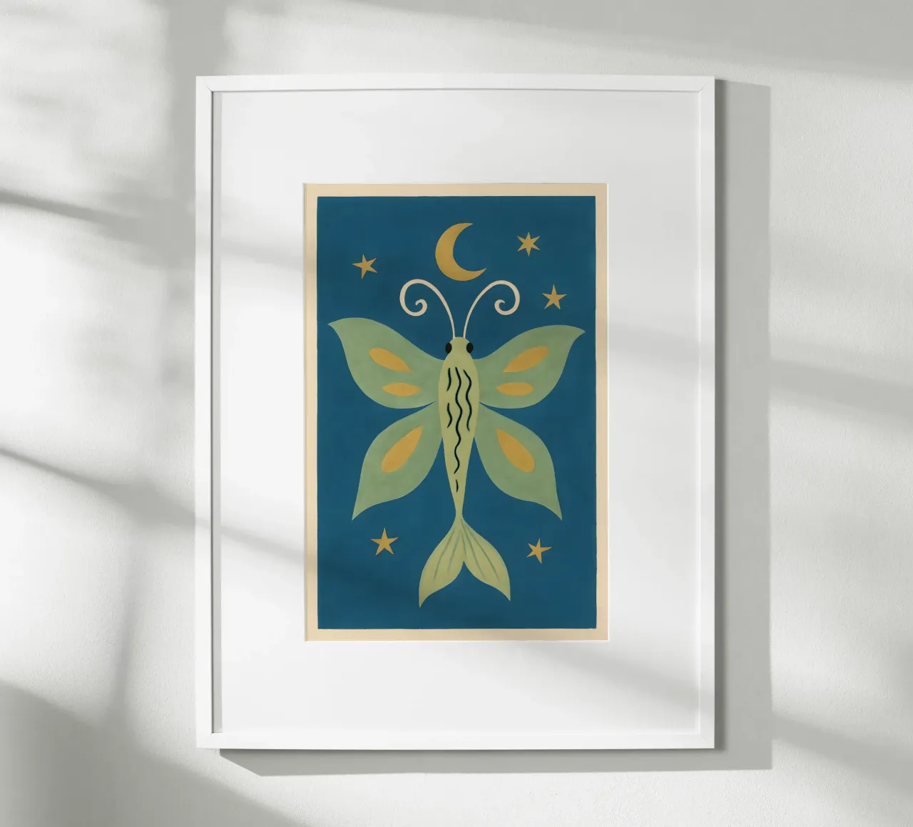 Celestial Sea Moth carta hahnemühle da Art.Piece