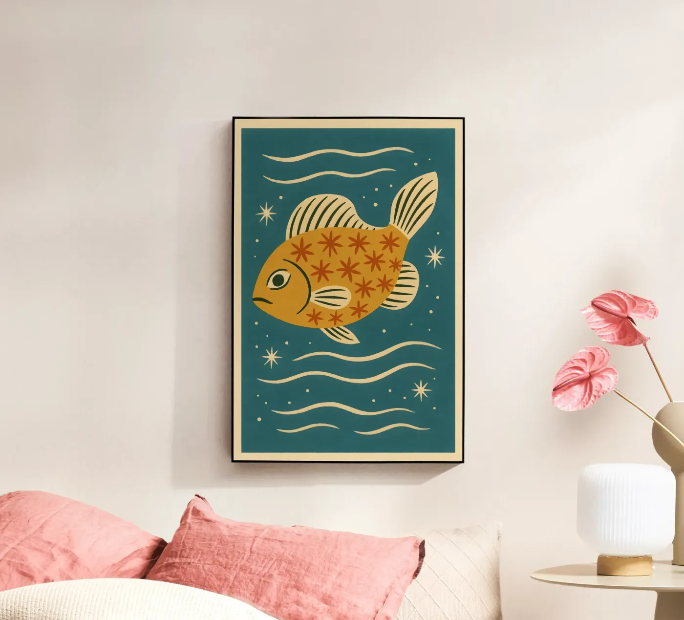 Sunlit Ripple Fish plexiglass da Art.Piece