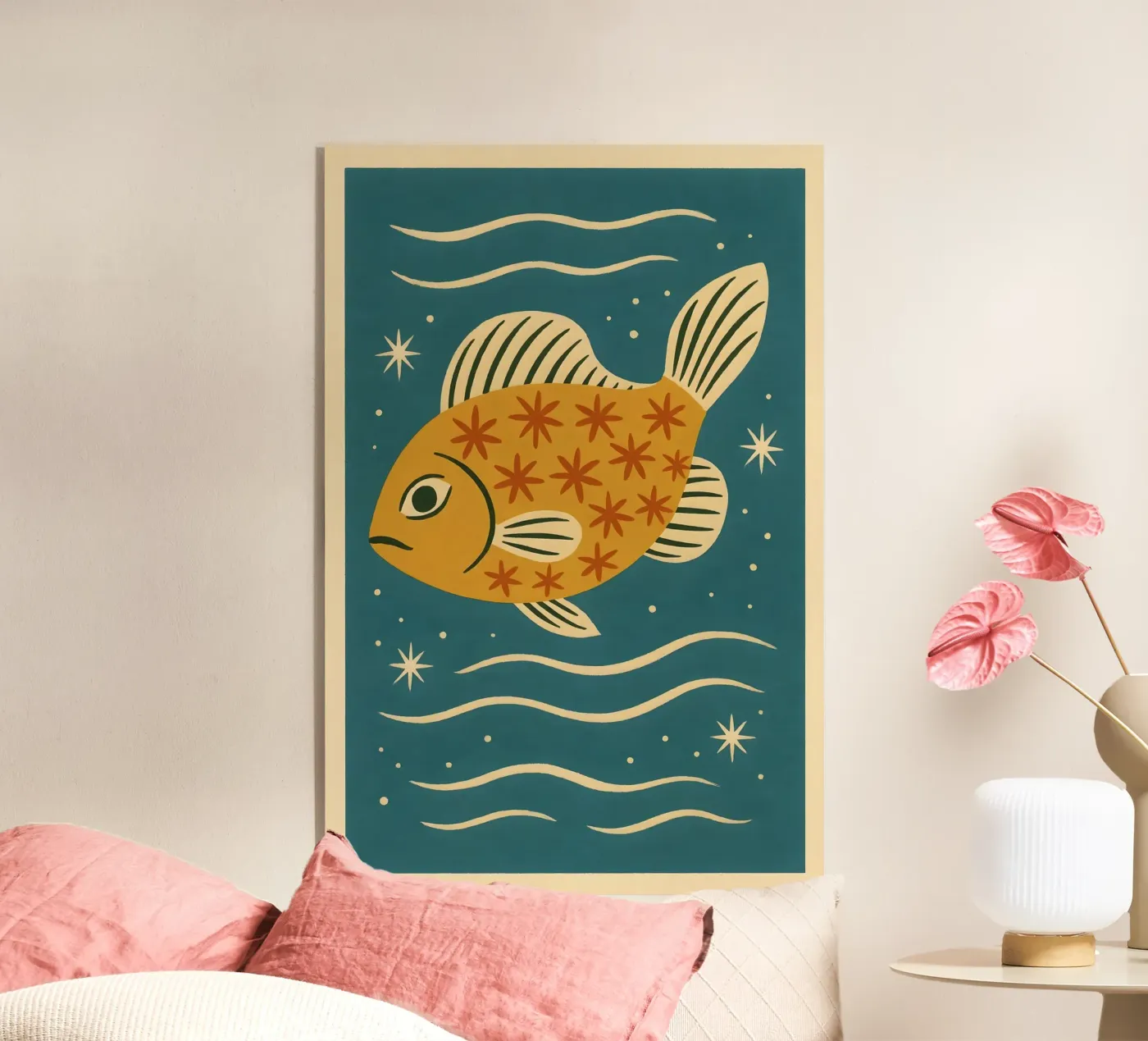 Sunlit Ripple Fish plexiglass da Art.Piece