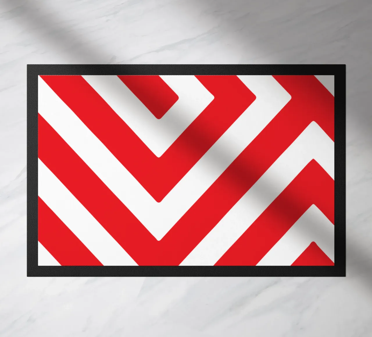 linea astratta geometrica rossa zerbino da arkhanz