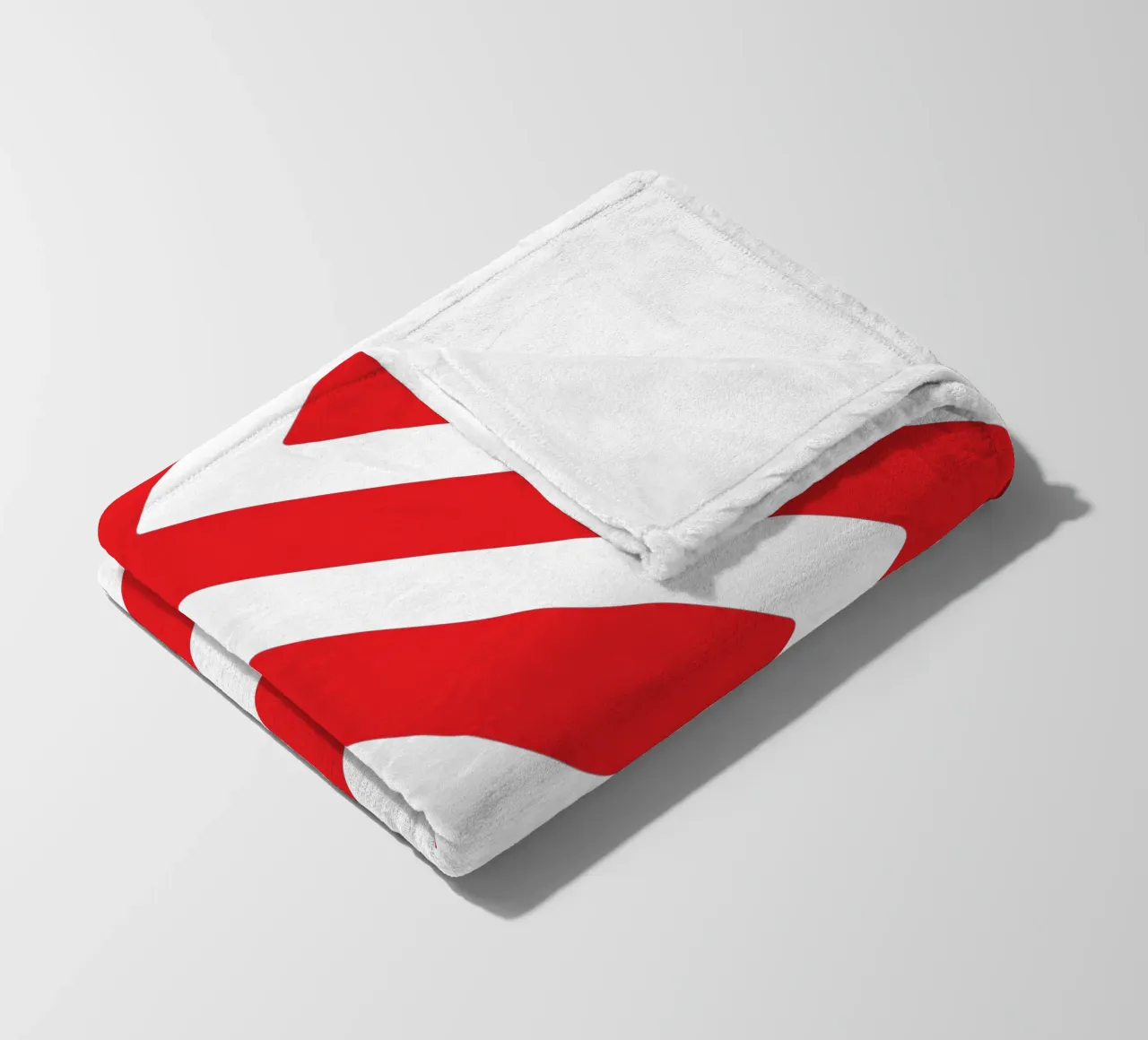 linea astratta geometrica rossa coperta in pile da arkhanz