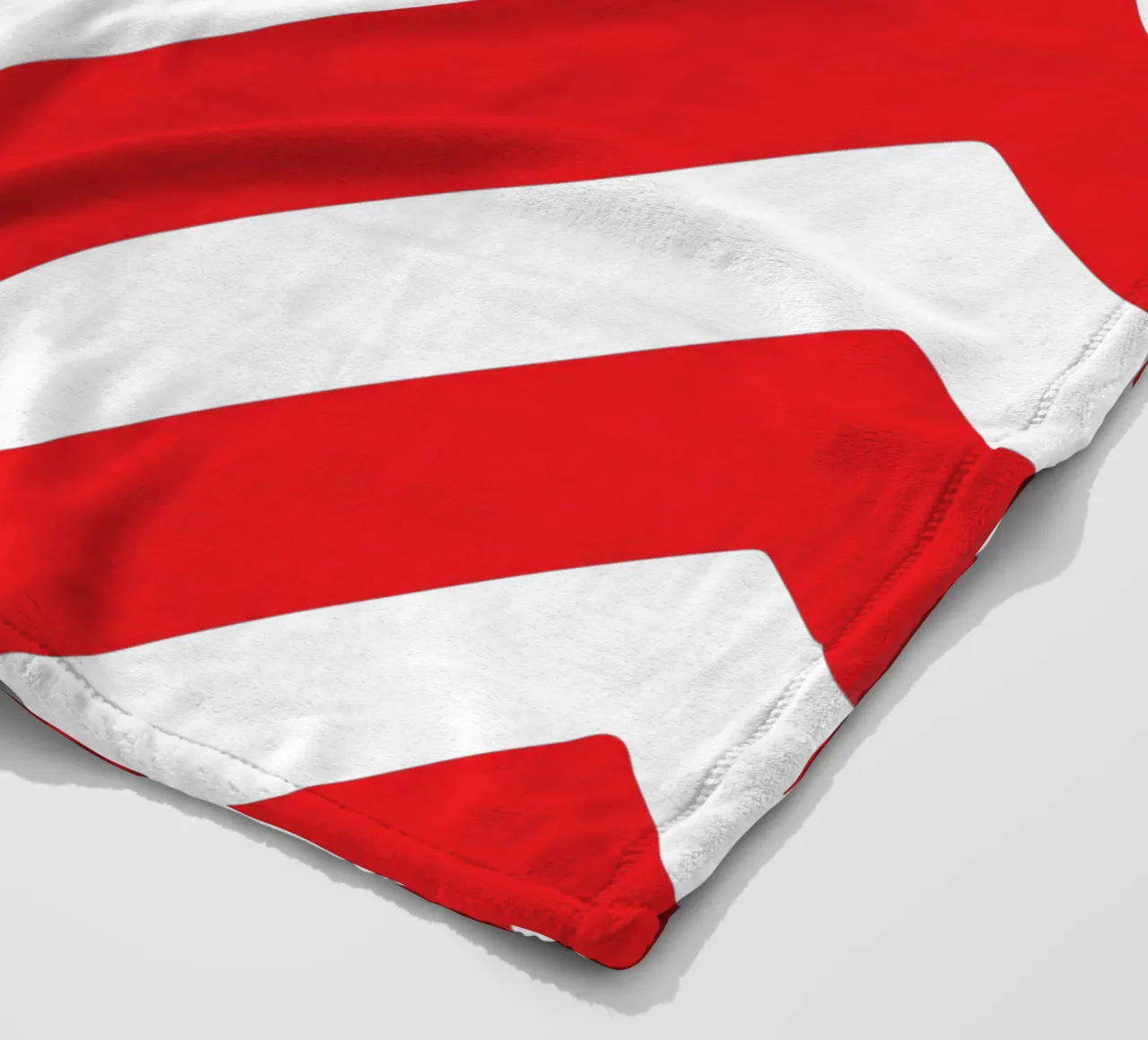 linea astratta geometrica rossa coperta in pile da arkhanz