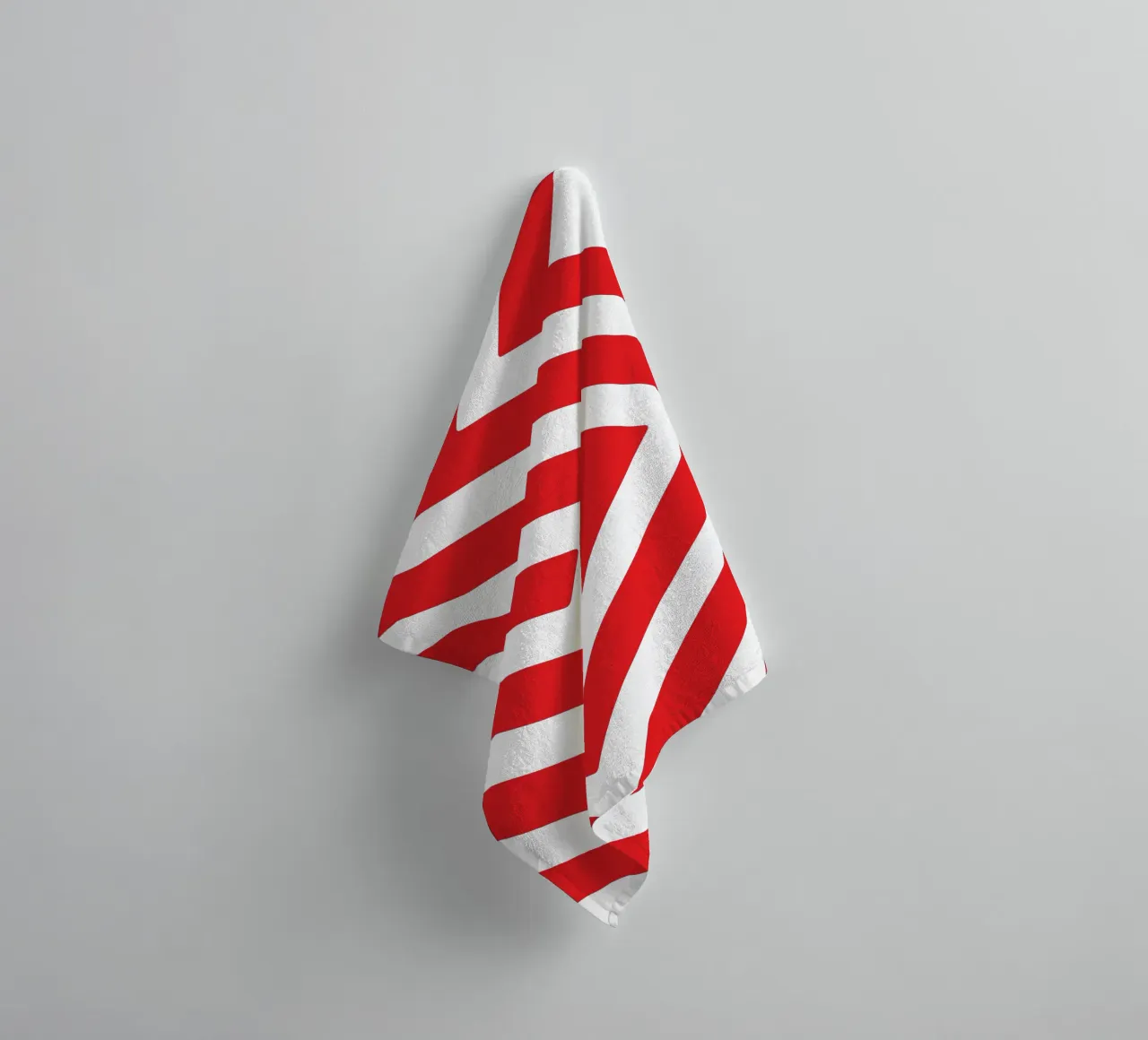 abstract geometric red line art towel by arkhanz