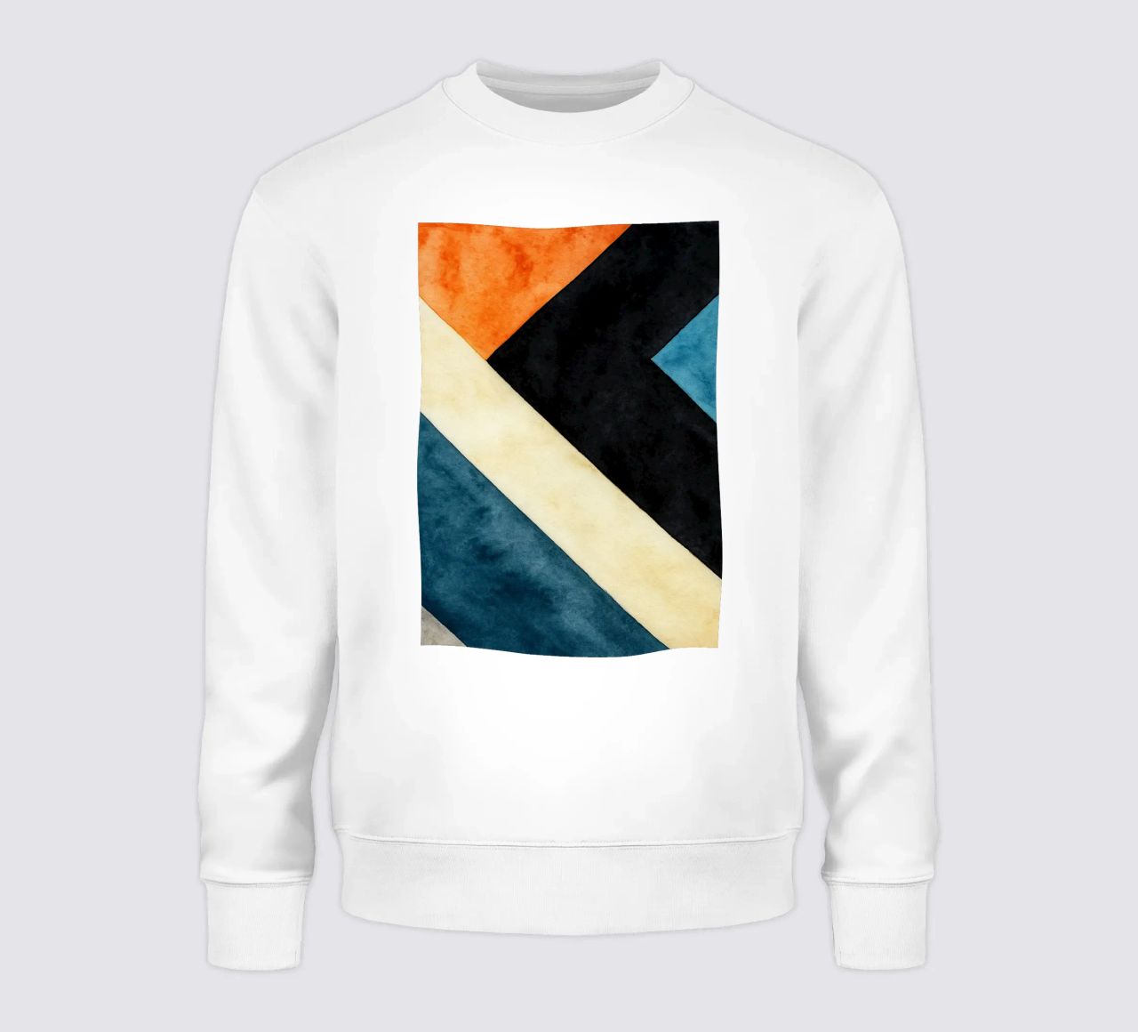 abstract geometric simple line sweatshirt by arkhanz