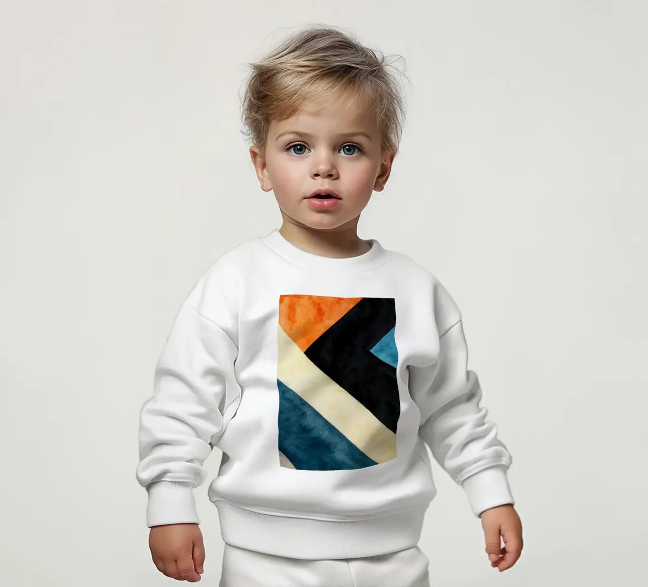 abstracte geometrische eenvoudige lijn baby sweatshirt van arkhanz