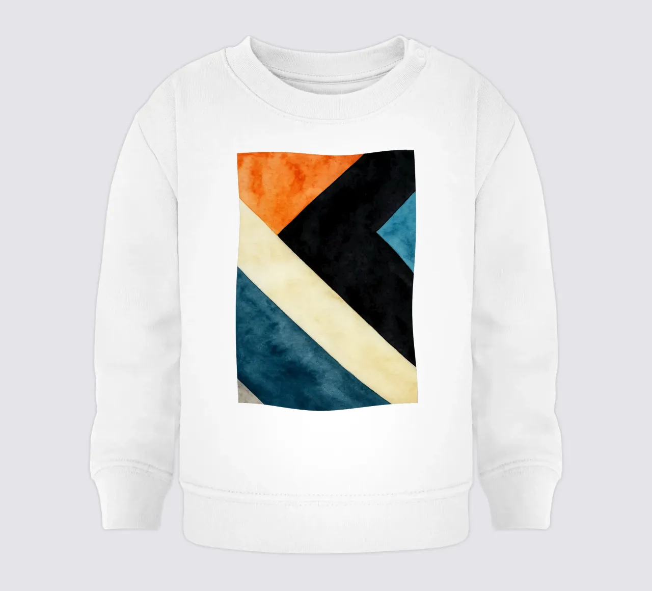 abstrakte geometrische einfache Linie Baby Sweatshirt von arkhanz