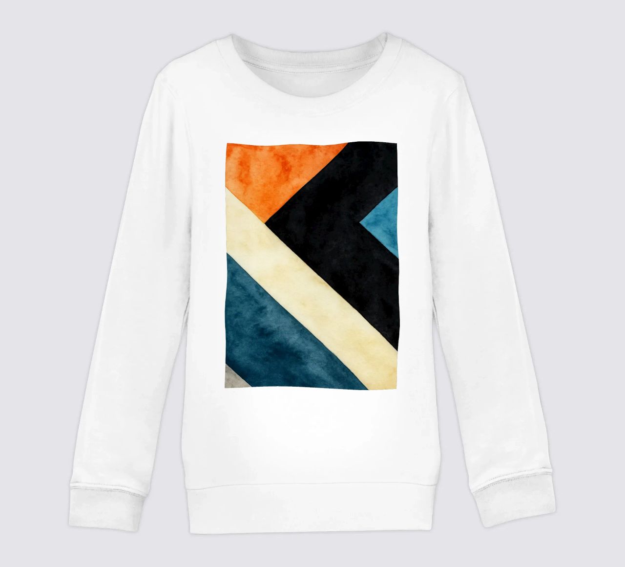 linea astratta geometrica semplice felpa bambino da arkhanz