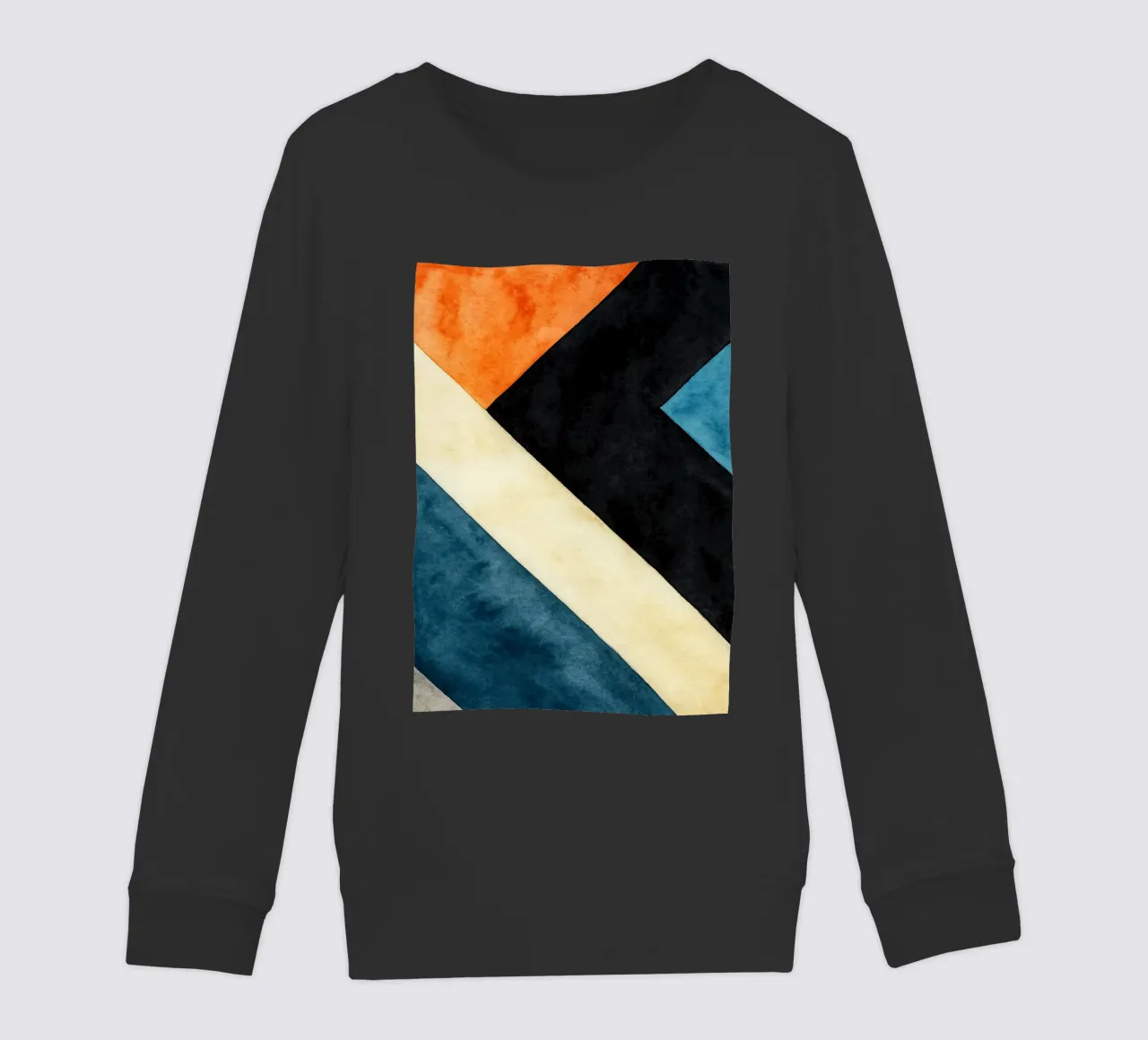 linea astratta geometrica semplice felpa bambino da arkhanz