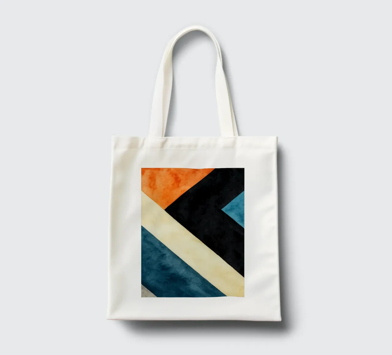 linea astratta geometrica semplice borsa in juta da arkhanz