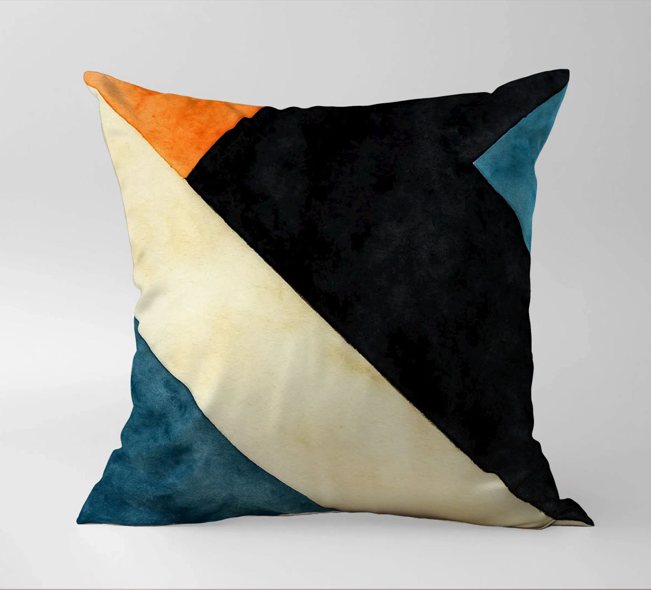 abstract geometric simple line decorative cushion by arkhanz