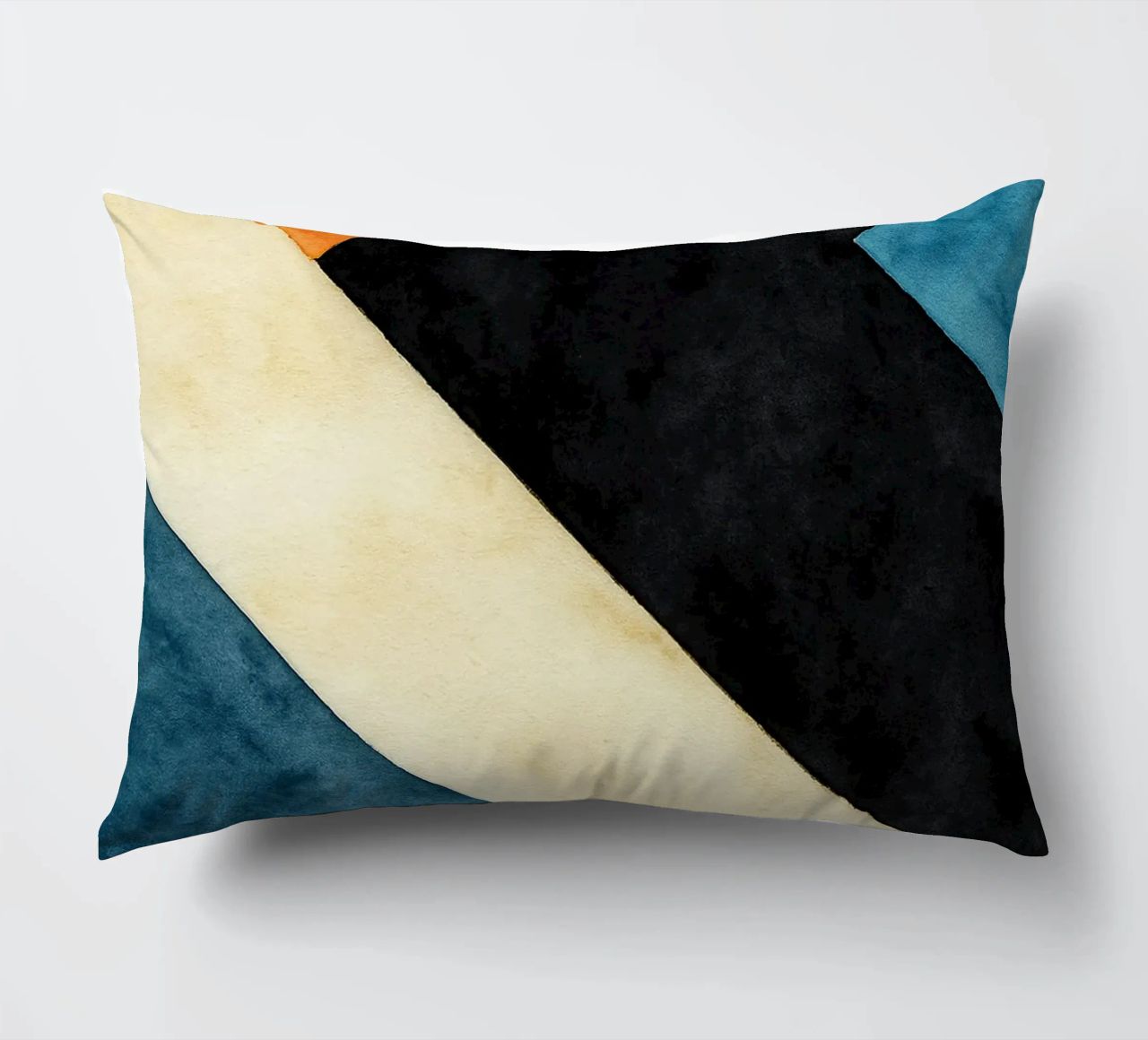 abstract geometric simple line decorative cushion by arkhanz