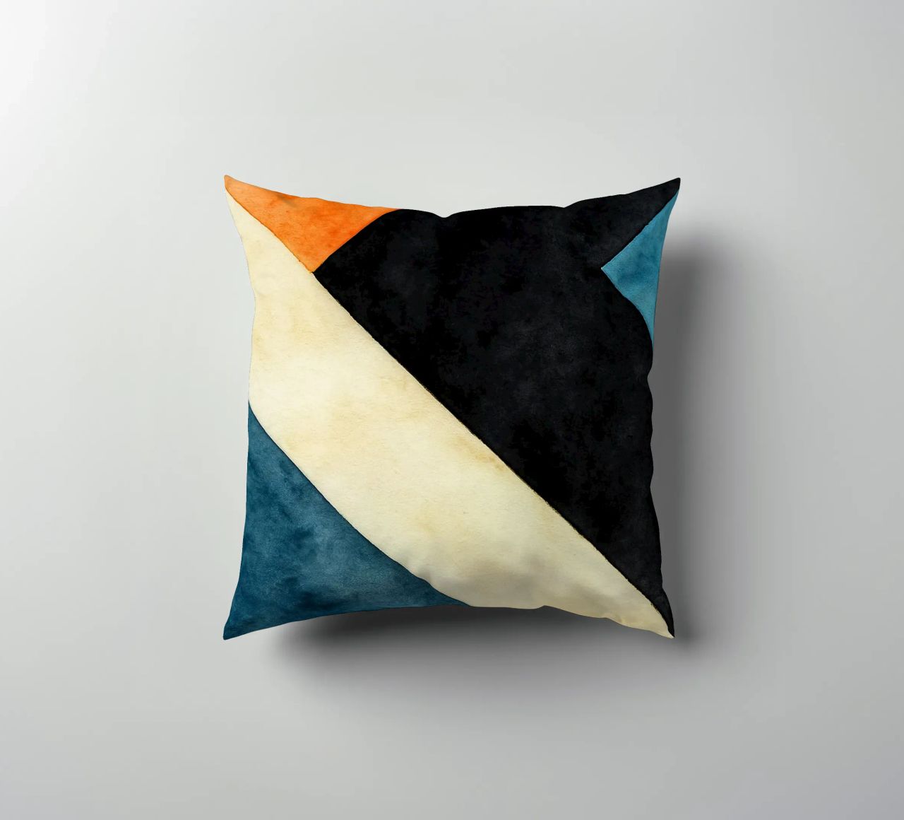 abstract geometric simple line decorative cushion by arkhanz