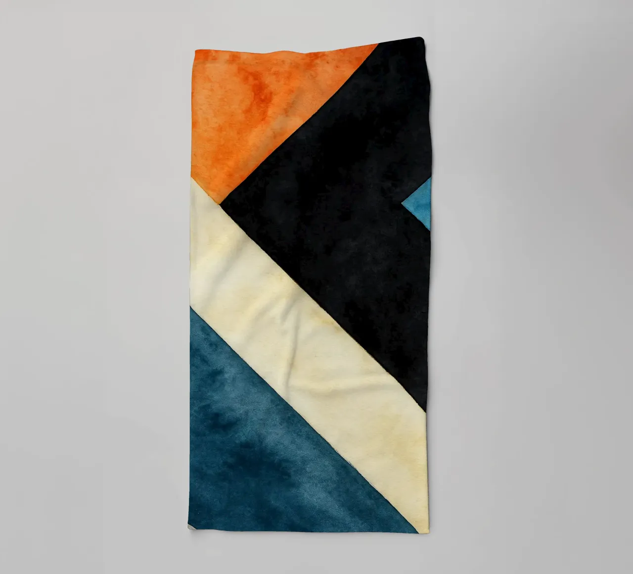 abstract geometric simple line towel by arkhanz