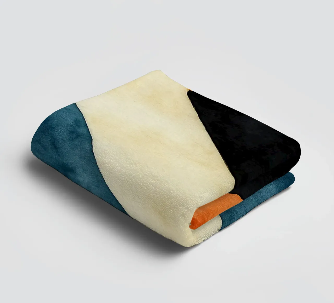 abstract geometric simple line towel by arkhanz