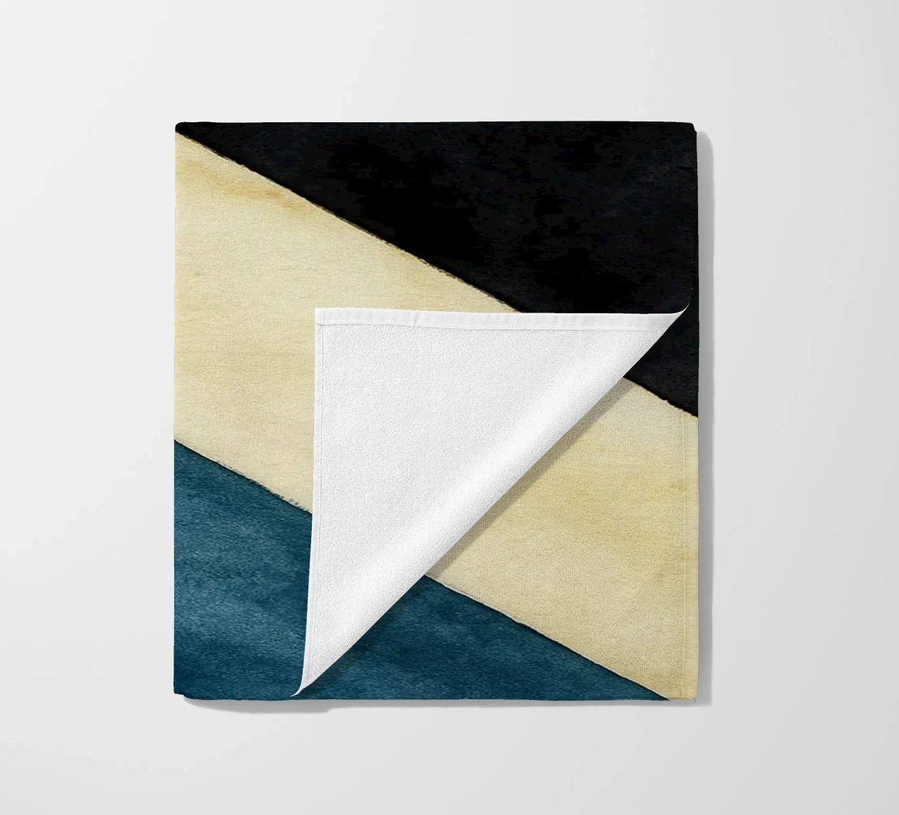 abstract geometric simple line beach towel by arkhanz
